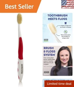 Dr. Plotka's Luxury Soft Flossing Toothbrush - Elevate Your Dental Care Routine - Picture 1 of 10