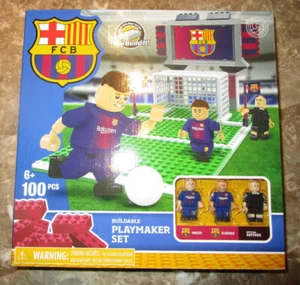 Juego Construible FC Barcelona Playmaker Leo Messi Luis Suárez Árbitro Marcador - Imagen 1 de 2