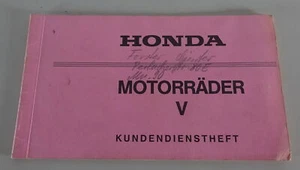 Scheckheft / Kundendienstheft Honda VF 750 Stand 05/1983 - Bild 1 von 2