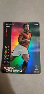 WOTC FOOTBALL CHAMPIONS 2003-04 ANTONIO CASSANO PAPEL TARJETA BASE #85 ROMA - Imagen 1 de 1