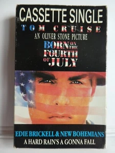 EDIE BRICKELL & NEW BOHEMIANS - A HARD RAIN'S A GONNA FALL  CASSETTE SINGLE 1990 - Picture 1 of 4