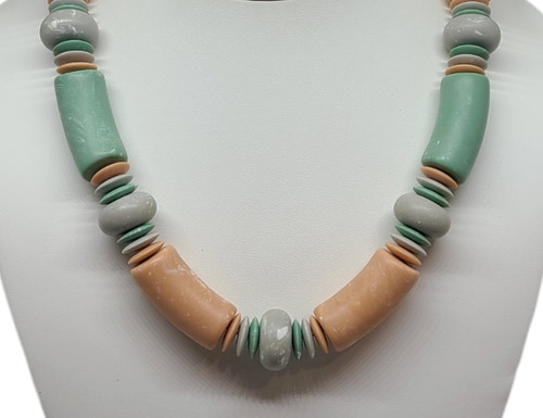 MICHAEL KORS Collana Perline Donna Anni 80 Multi Stile e Colore Perline Retrò MCM Moda Gioielli