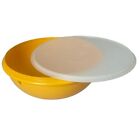 Tupperware Vintage Golden Yellow Bowl 274-9 Large 90s  Mixing w/ Lid Fix N Mix