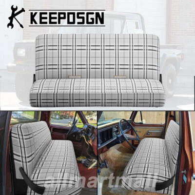 For JEEP J10 Old Truck Saddle Blanket Bench Seat Covers Front Full Size protect - Image 1 of 4