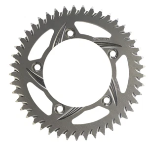 Vortex - 527-45 - Aluminum Rear Sprocket, BLACK Silver - 45T - Picture 1 of 2