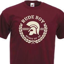 T-Shirt RUDE BOY  Spirit Of '69 - Ska Trojan Rocksteady Punk Rock  Skin England 