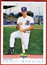 Tyler Houston 1992 Classic Best #91 Durham Bulls Baseball Card............S00261