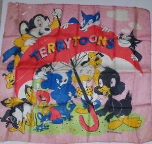 TerryToons Wandbehang Mighty Mouse Hekyll & Jekyll 24"x28" sehr selten Vintage - Bild 1 von 5