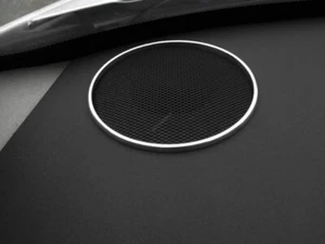 For Citroen C3 02-09 Decorative Aluminum Polished Speaker Rings 2 items - Imagen 1 de 6