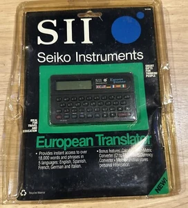 Seiko Instruments SII European Translator TR-2500 Spanish German French Italian - Picture 1 of 2