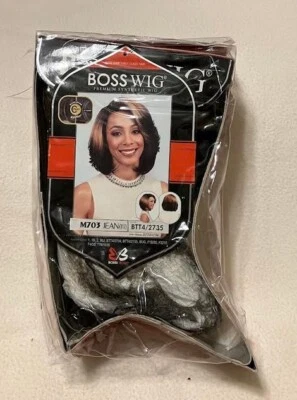 Peluca Sintética Bobbi Boss Premium - M703 JEAN Peluca Ombre Marrón Negro Nueva en Paquete Foto 1 de 4
