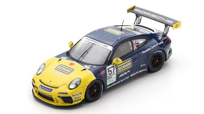 1 43 SPARK Porsche 911 991 Gt3 Cup #25 Carrera Cup England Champion 2021 UK012