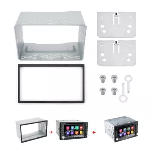 Universelles 2-DIN-Blende-Montage-Dash-Kit für Autoradio-DVD-Stereoanlage Metall - Bild 1 von 13