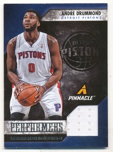 2013-14 Pinnacle Performers Jerseys #29 Andre Drummond