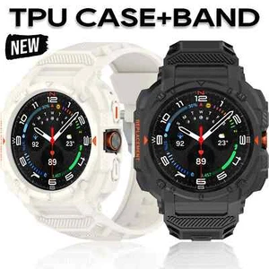 Hülle + Armband für Samsung Galaxy Watch 7 Ultra 47mm Silikon Band Ersatz - Bild 1 von 21