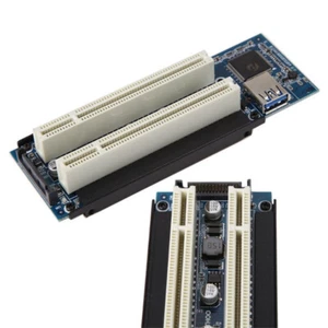 PCI-E Express X1 auf Dual PCI Riser Extend Adapterkarte mit USB 3.0 Kabel - Bild 1 von 5