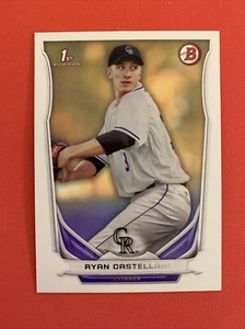 2014 Bowman Draft Rookie Rc 1st Ryan Castellani Colorado Rockies #DP46 (JG3) - Picture 1 of 2