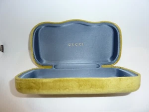 Gucci Case Hard Shell Velour Eye Glasses /Sunglasses Green - Picture 1 of 7