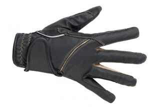 Damen Reithandschuhe Handschuhe Fashion HKM Zügelverstärkung schwarz sand XS-XXL