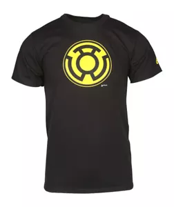 Officially Licensed DC Comics Black SINESTRO CORPS Symbol T-Shirt, S - Picture 1 of 2