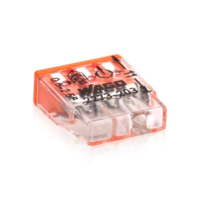 2273 WAGO Compact-Verbindungsdosenklemme Bornes de Enchufe Abrazadera Universal - Imagen 1 de 2