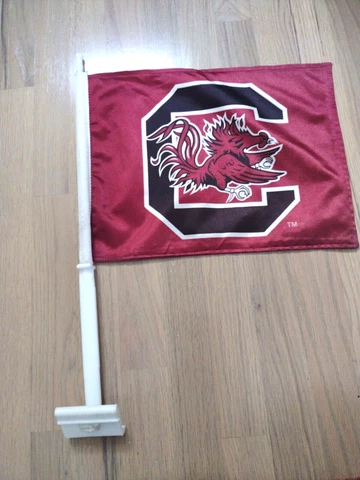 SC South Carolina Car Flag Block C with Gamecock  T54 Cover