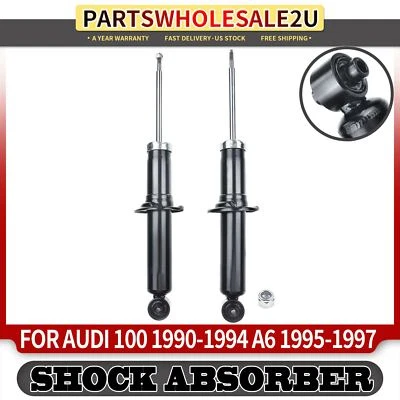 2x Amortiguador trasero derecho y derecho para Audi 100 Quattro 90-94 A6 Quattro 95-97 2,8 L Foto 1 de 4