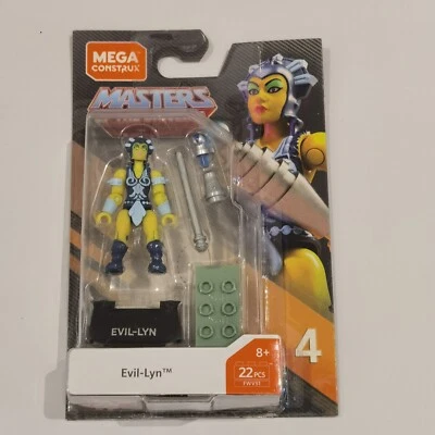 Mega Construx He-Man MOTU Серия 4 Фигурка Зла-Лина Игрушка Новая в Коробке FWV51 - Изображение 1 из 3