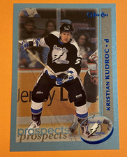 2002-03 O-Pee-Chee #288 Kristian Kudroc BLUE PARALLEL RC Prosp 460/500 Lightning