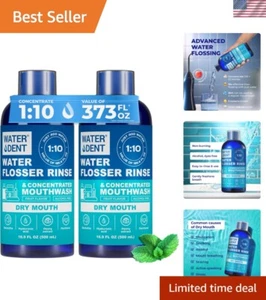 Irrigante concentrado, boca seca | Añadir al agua hilo dental | Menta suave y fruta... - Imagen 1 de 8