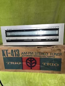 More details for kenwood kt-413 auto am fm tuner excellent condition with original box and insert