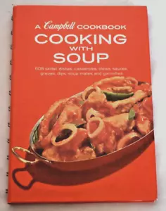 A Campbell Cookbook Cooking with Soup Vintage 1972 Spiral Bound 11th Printing - Picture 1 of 8
