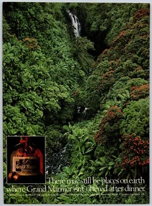 1980 Print Ad Grand Marnier Liqueur There May Still Be Places on Earth Falls - Picture 1 of 1