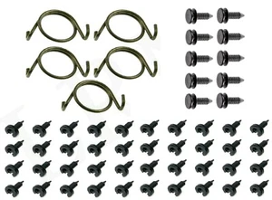 LAND ROVER RANGE ROVER CLASSIC 70-95 DOOR LOCK LATCH REBUILD SPRINGS & CLIPS SET - Picture 1 of 8