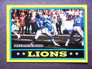 Tarjeta de fútbol americano Hipple Spots His Receiver #242 Topps 1986 (Detroit Lions) E - Imagen 1 de 2