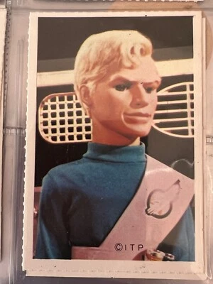 Thunderbirds Menko 1960s vintage trading Card Gerry Anderson # 14 - Image 1 of 2