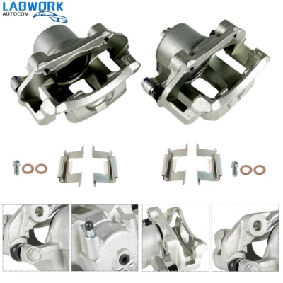 2x Brake Calipers Single Piston for Nissan Pickup 1986-2004 D21 Front Left&Right Foto 1 de 4
