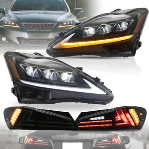 VLAND LED Headlights+Tail Lights Set For 2006-2012 2013 Lexus IS250 IS350 IS F - Picture 1 of 15