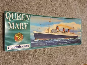 Modelcraft Queen Mary Model Kit Open Box Sealed Contents Made In USA 1/568 SCALE - Picture 1 of 10