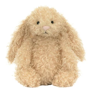RARE Jelly Cat 31cm Luxe Bunny Curly RETIRED Medium Size BNWT - Lable & Gift Bag - Picture 1 of 10