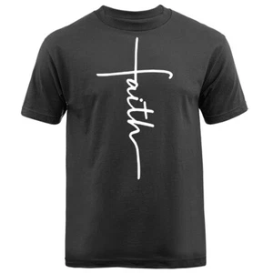 Camiseta Fe Cruz Cristiana Religiosa Dios Biblia Iglesia Jesucristo - Imagen 1 de 17