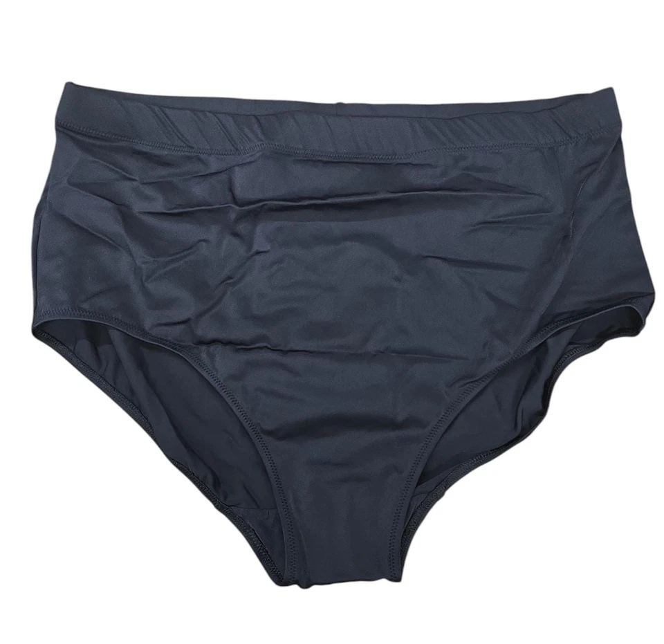 Elomi черный основные классический высоты бриф бикини плавать низ, США 20, Великобритании 24 - Изображение 1 из 1