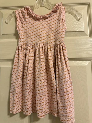 Vestido rosa pollo niñas talla 5 Foto 1 de 2