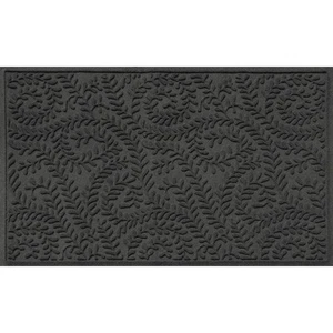 WaterHog Boxwood Charcoal 35 in. x 59 in. PET Polyester Indoor Outdoor Doormat - Picture 1 of 5