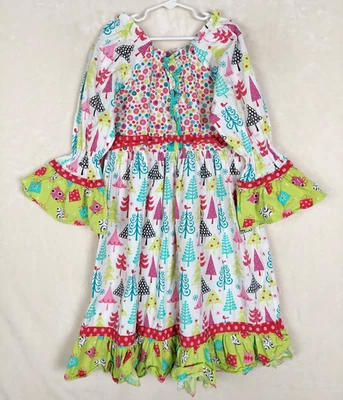 Vestido Midi Jelly The Pug Marca Árbol de Navidad Talla 12 Colección Holiday Joy Foto 1 de 4