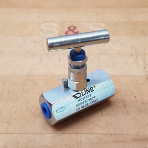D Line NC2F2FS Needle Valve, 1/4" Npt, 6000 Psi, 200°, CS NACE-3T055 - USED - Picture 1 of 3