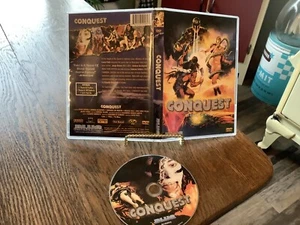 Conquest Used DVD 1983 Rare Horror Fantasy Blue Underground Free USA Shipping - Foto 1 di 1