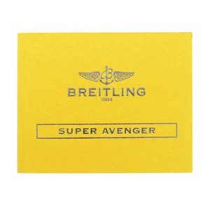 BREITLING AUTHENTIC SUPER AVENGER BEDIENUNGSANLEITUNG BOOKLET - Bild 1 von 3