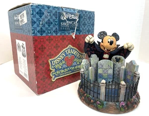 Jim Shore Disney Topolino una dolce sorpresa piatto caramelle ciotola Halloween vampiro - Foto 1 di 12
