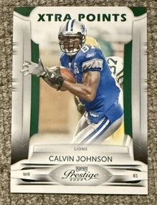 Calvin Johnson 2009 Playoff Prestige Xtra Points VERDE #’ed 19/25 ¡¡RARO!! Casi nuevo/como nuevo - Imagen 1 de 2